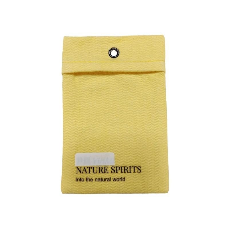 Organic cotton drawstring pouch