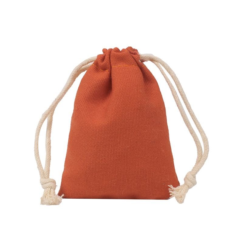 Canvas cotton pouch screen print logo
