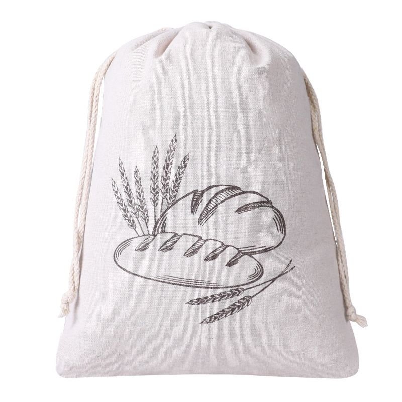 Small cotton jewelry pouch