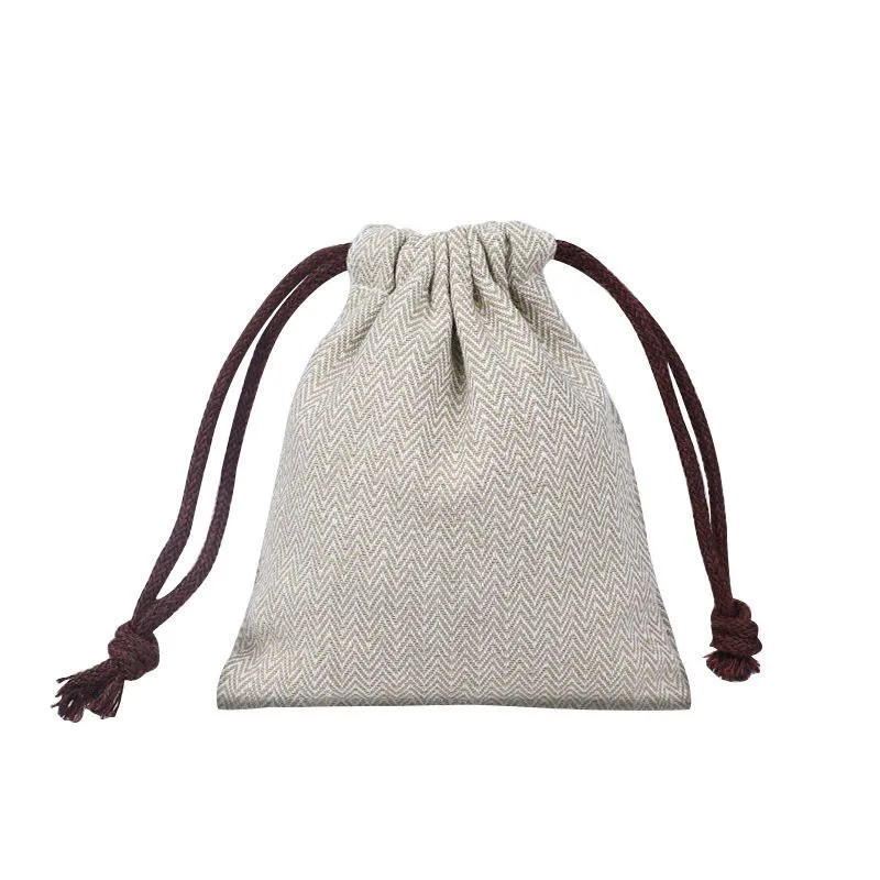 Organic cotton drawstring bag
