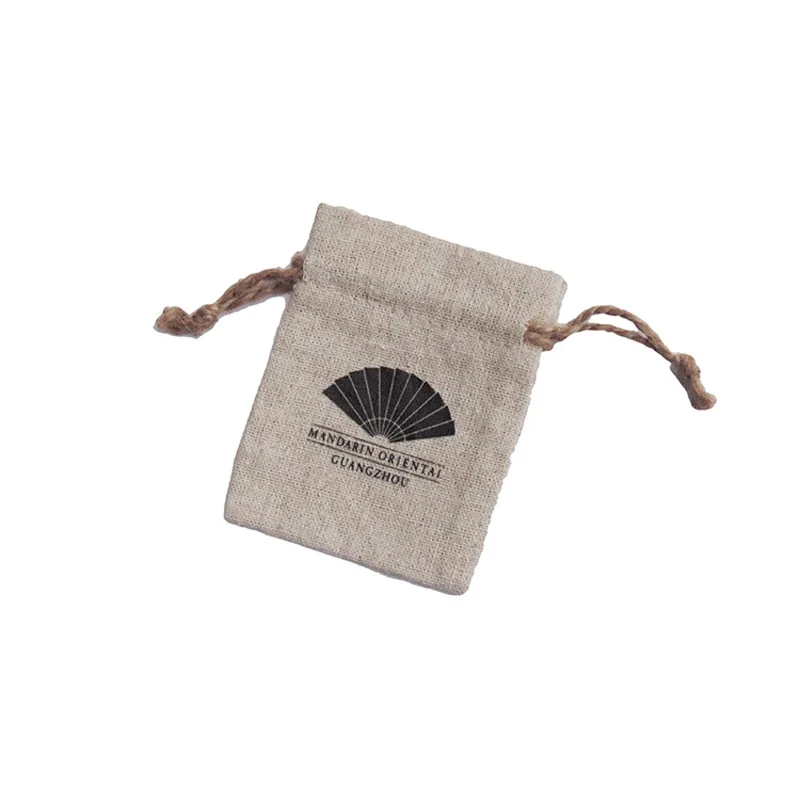 Custom linen pouch