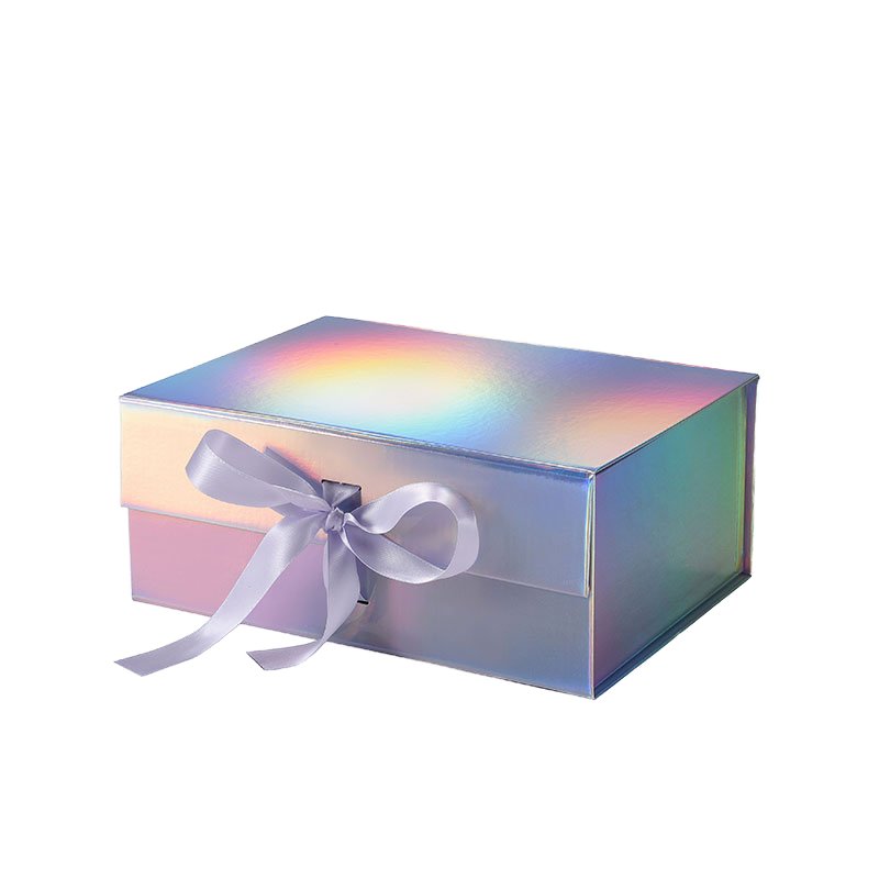Magnetic gift box foil logo