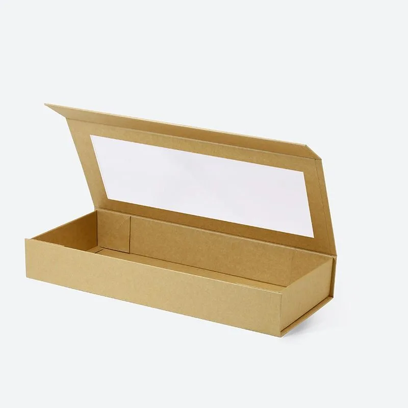 Magnetic flip lid box