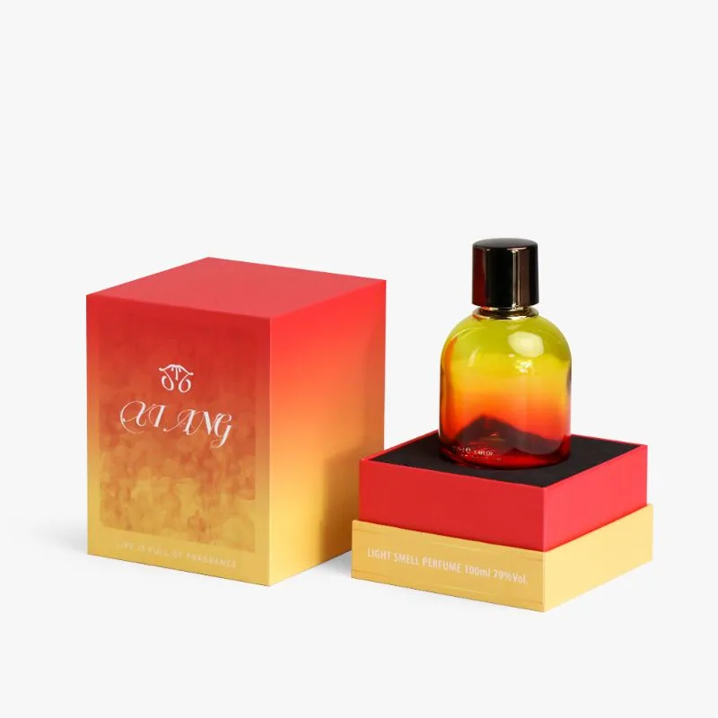 Rigid gift box for perfume