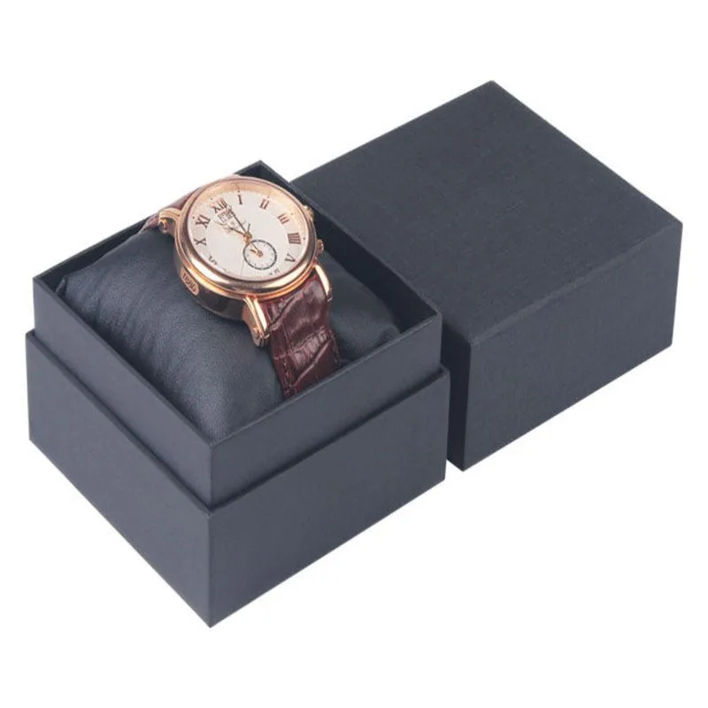 Custom rigid watch box with fitted cushion — Genesis Bags