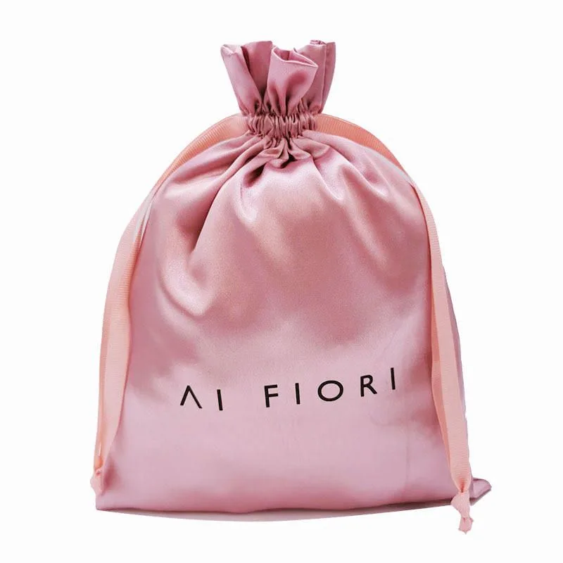 Satin drawstring bag manufacturer