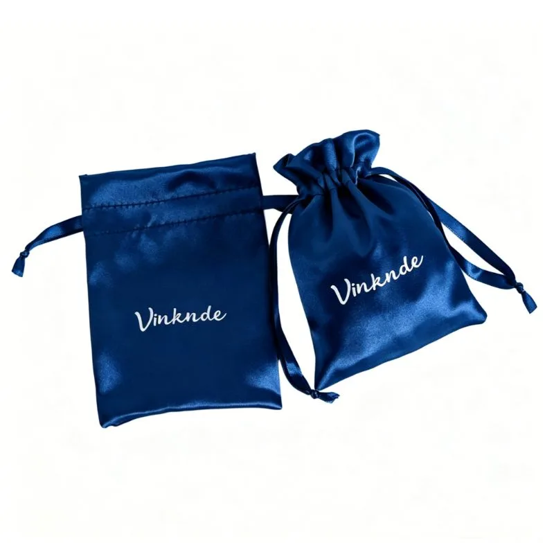Satin jewelry pouch