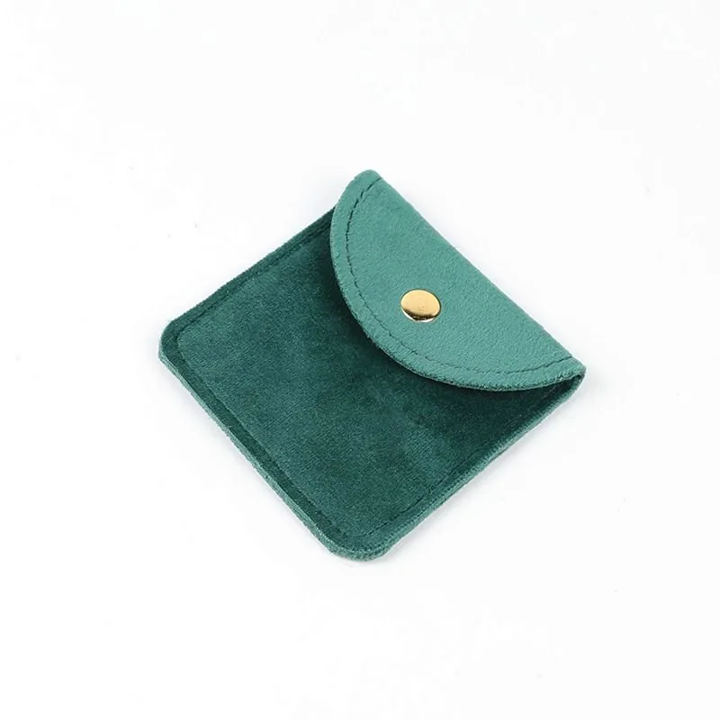 Custom velvet jewelry pouch with drawstring — Genesis Bags