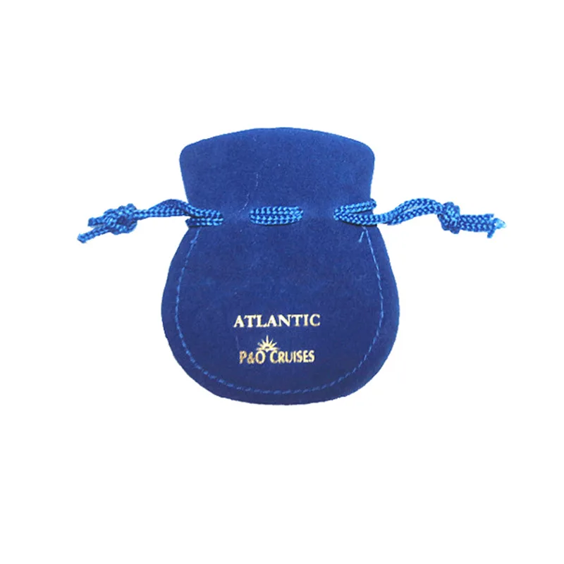 Velvet jewelry pouch